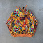 Vintage Y2K Ablanche Skull Artistry All Over Print Hooded Zip Up