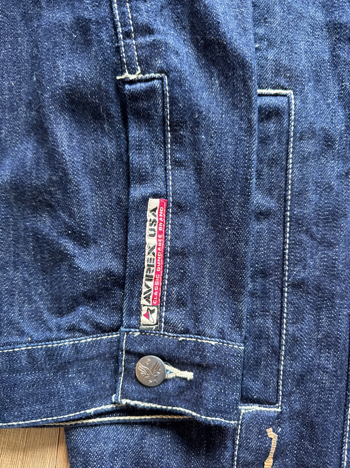Vintage Avirex USA Denim Jean Jacket