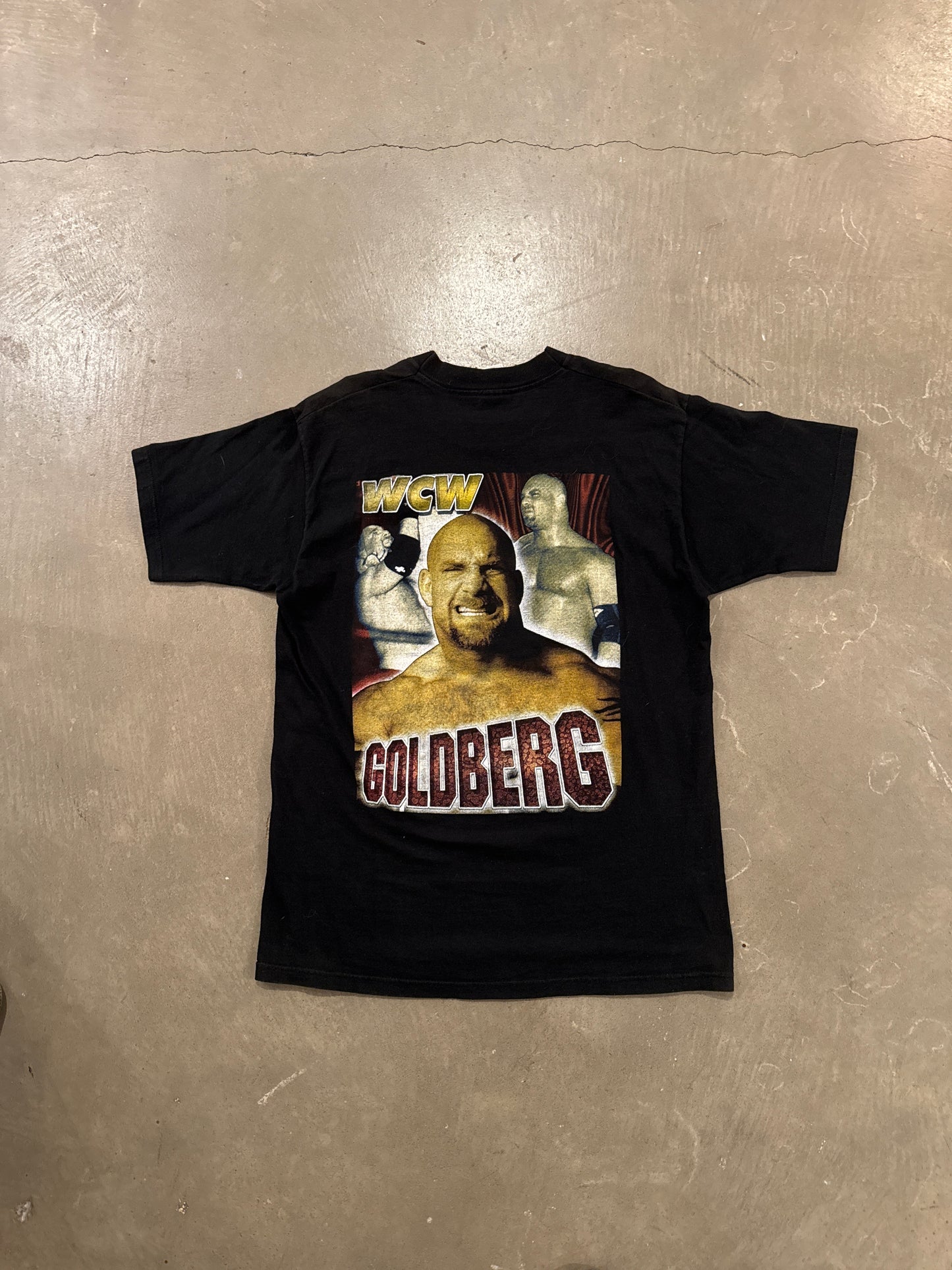 Vintage 90s Goldberg WCW Rap Tee