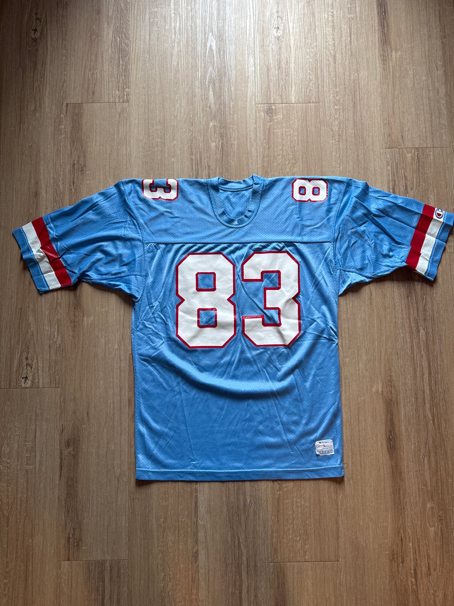 Vintage Champion Houston Oilers #83 Willie Drewrey Football Jersey