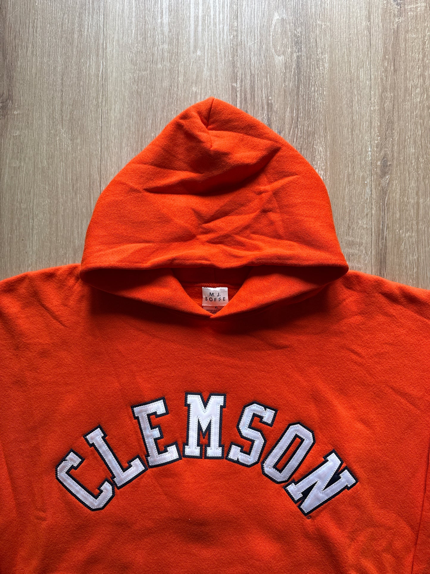 Vintage University Of Clemson Tigers Logo Hoodie