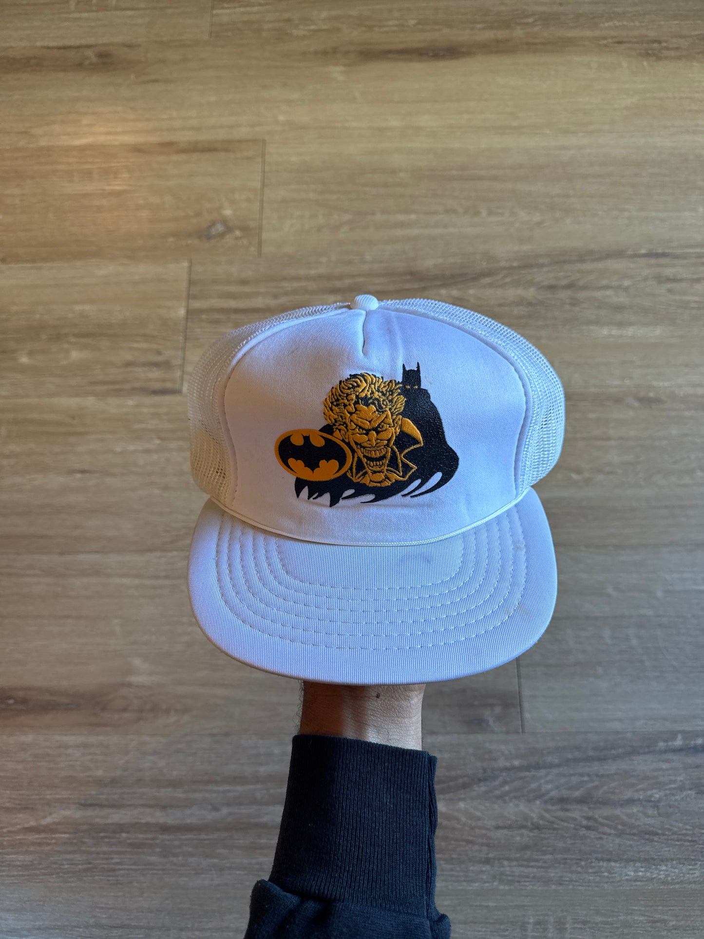 Vintage 90s Batman The Joker Gotham City Snap Back Hat