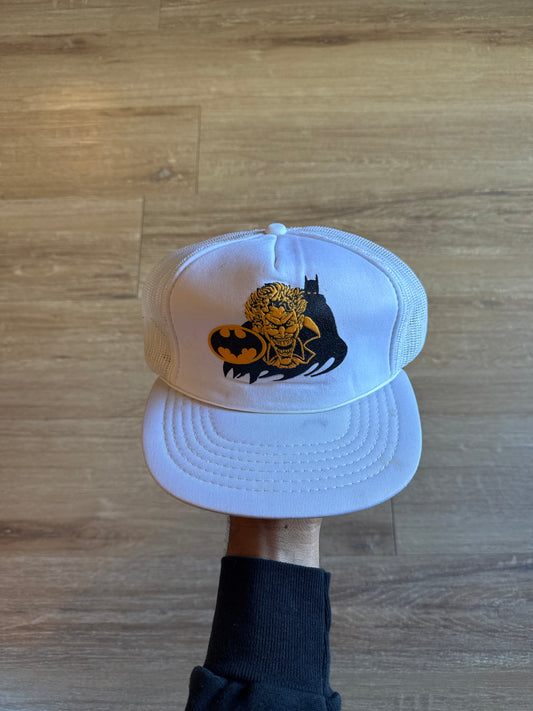 Vintage 90s Batman The Joker Gotham City Snap Back Hat
