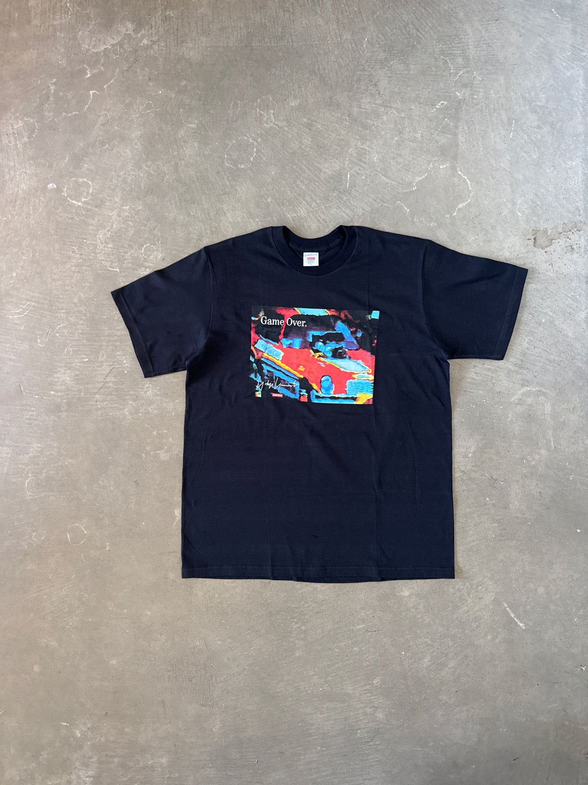 Supreme Yohji Yamamoto Game Over Black Tee