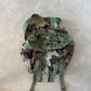 Vintage US Army MOLLE II Sleep System Carrier Woodland Camo Rucksack Attachment