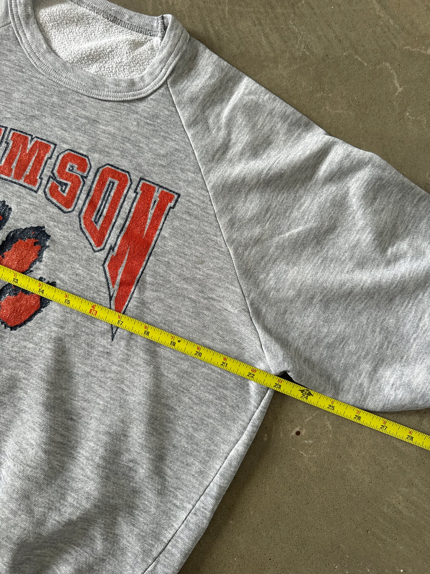 Vintage 80s Clemson University Tigers Sweatshirt