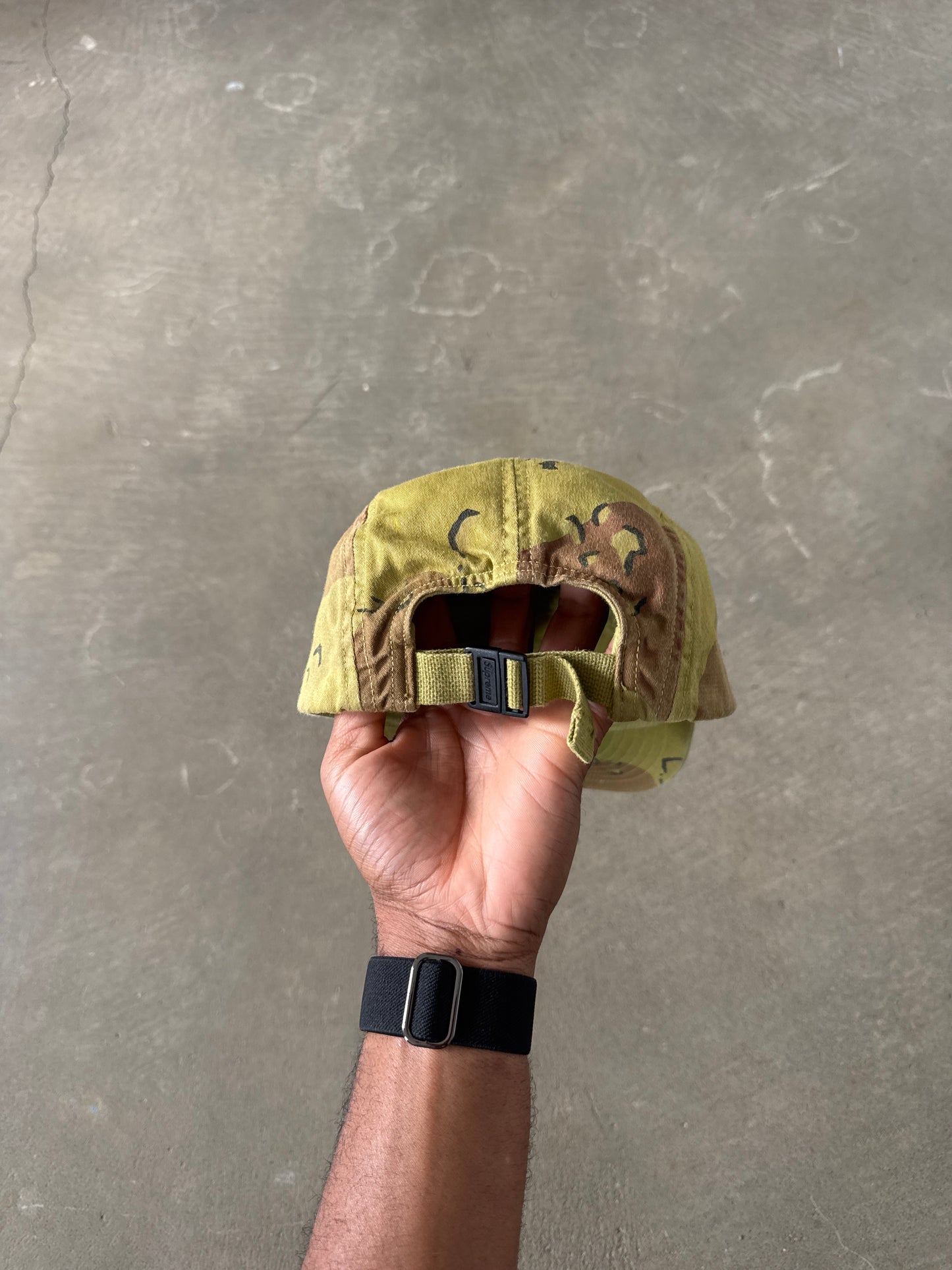 Supreme Overdyed Camo Camp Cap Green 2021