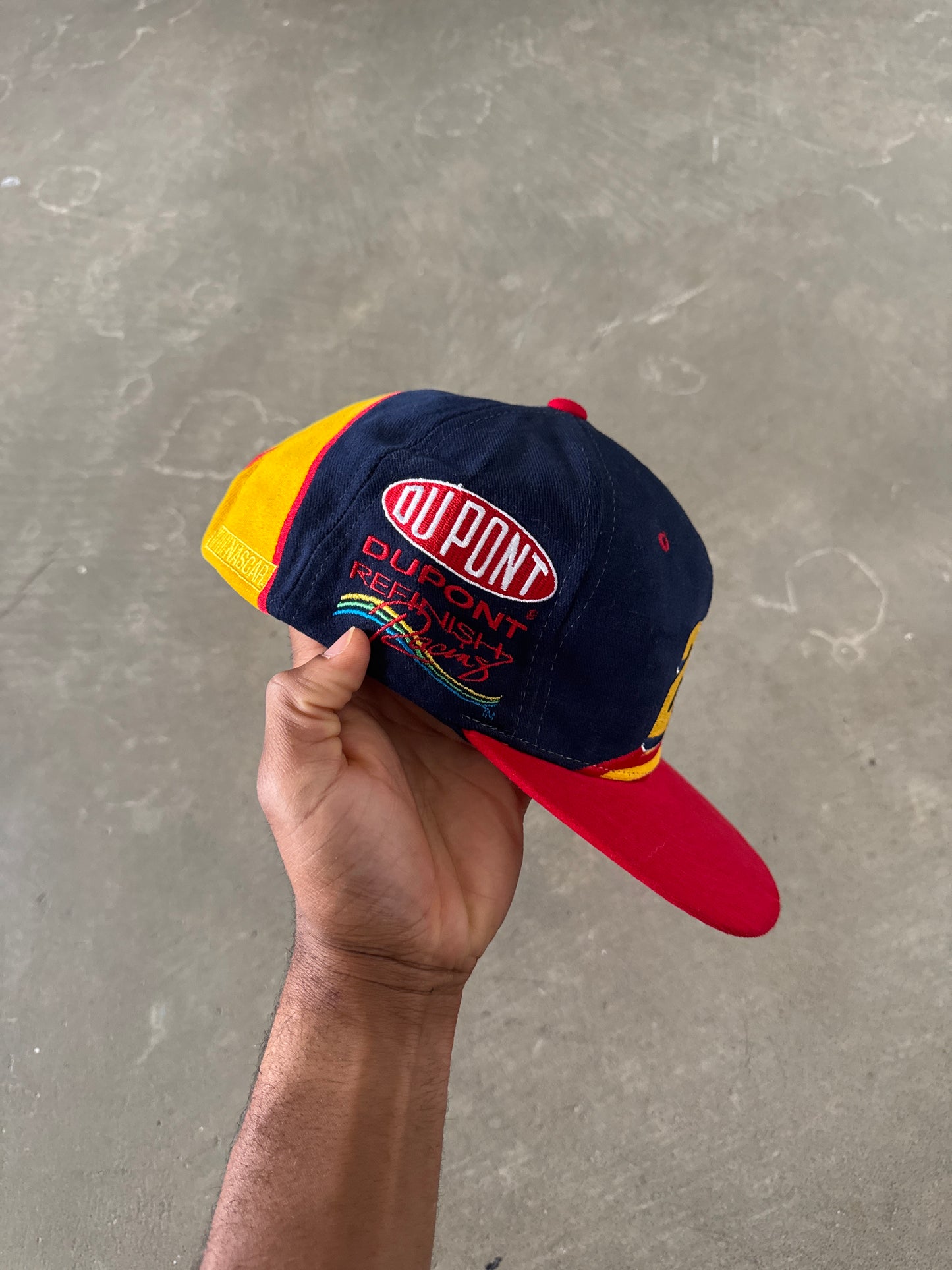 Vintage 1996 Chase Authentic’s Jeff Gordon #24 Du Pont Snapback Hat