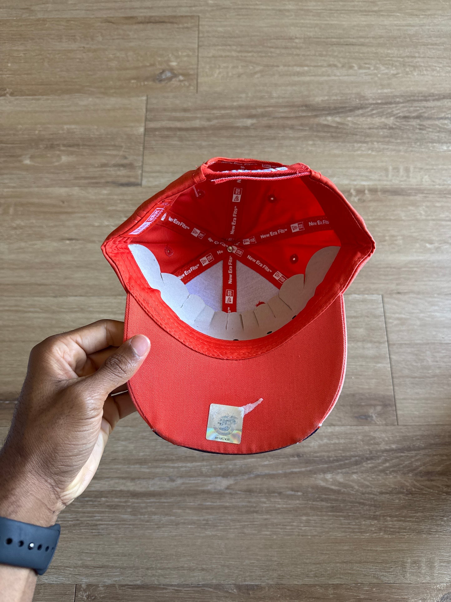 Y2K Youth New Era University Of Clemson Tigers Flame Strapback Hat