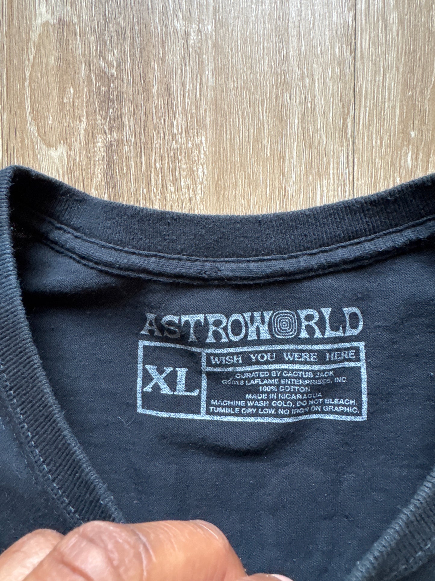 Travis Scott Astroworld Wish You Were Here Enjoy The Ride Tee