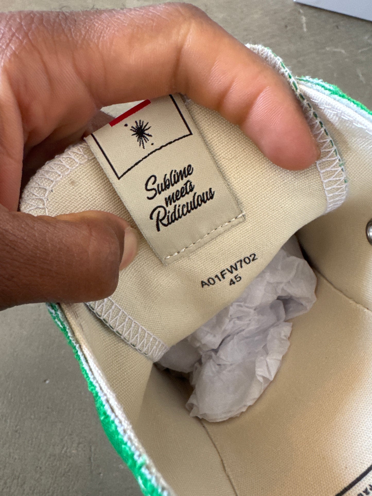 Maison Mihara Yasuhiro Peterson 23 OG Sole Canvas CL Green