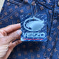 Vintage 90s Veezo Wear Monogram Designer Denim Jeans