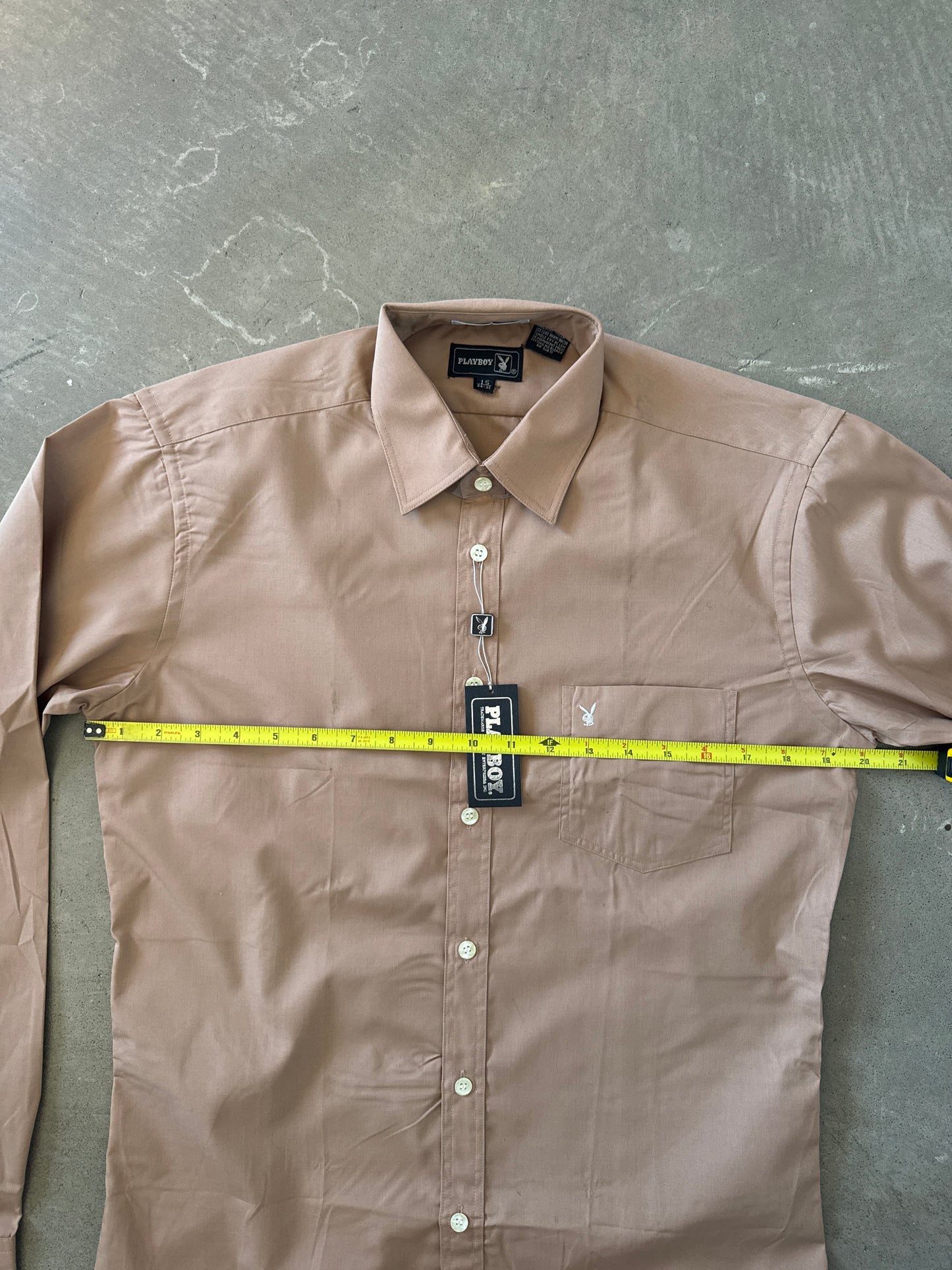 Vintage 70s Playboy Fitted Button Up Shirt