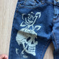 Y2K Ed Hardy Women’s Skulls Skeleton Rose Denim Jeans