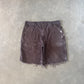 Vintage Carhartt Distressed Faded Brown Double Knee Cut Off Shorts