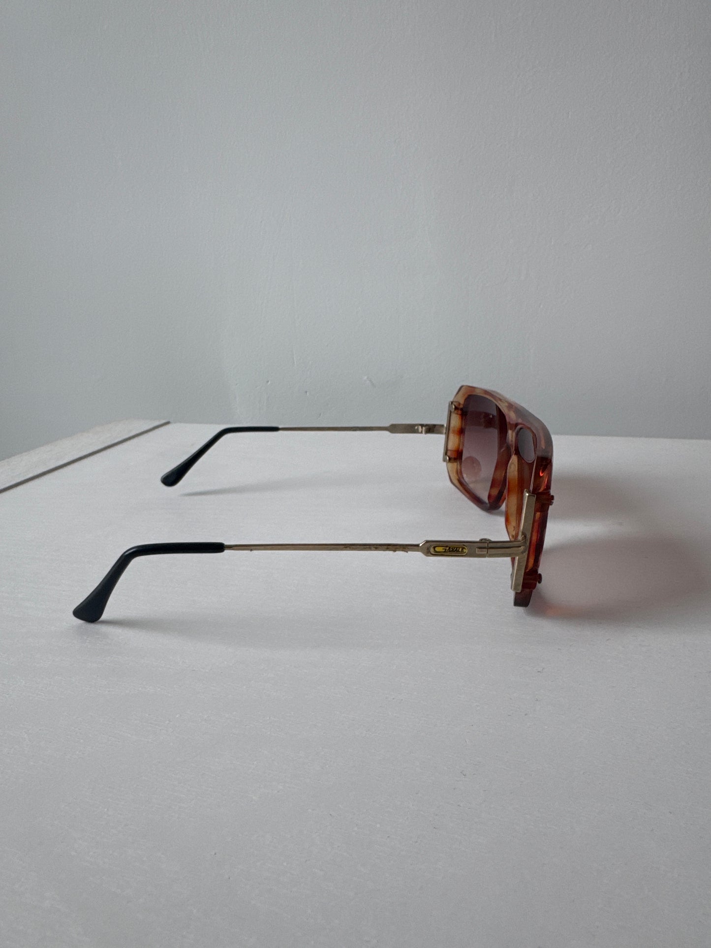 Vintage 80s Gaziale Grandmaster Run DMC Hip Hop Style Cheetah Sunglasses