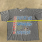 Vintage 1995 Looney Tunes Taz Tasmanian Devil Warning Boxy Fit Tee