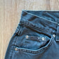 Vintage Women’s Lee Riveted Faded Black Denim Jeans