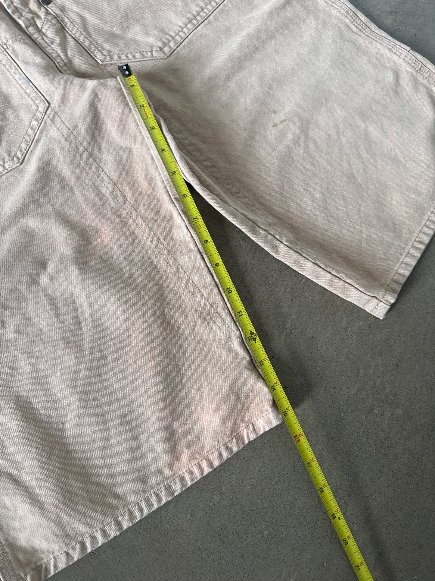 Vintage Marithe Francois Girbuad Light Tan Baggy Long Shorts