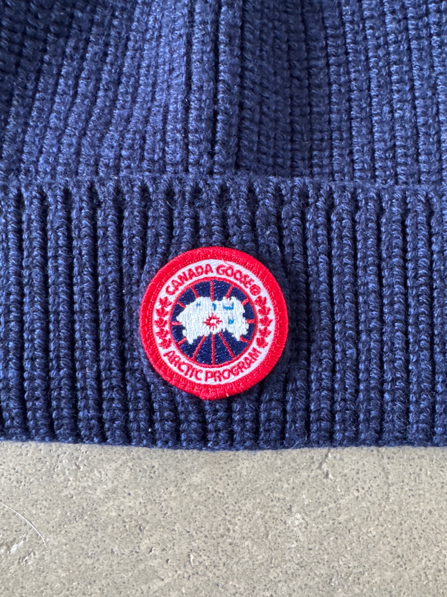 Canada Goose Rub Toque Atlantic Navy Beanie