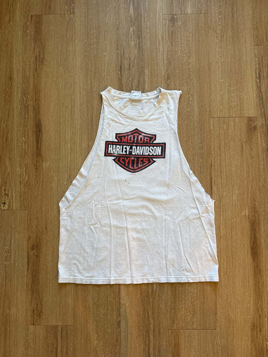 Vintage Harley Davidson Charlotte Speedway Sleeveless Tee