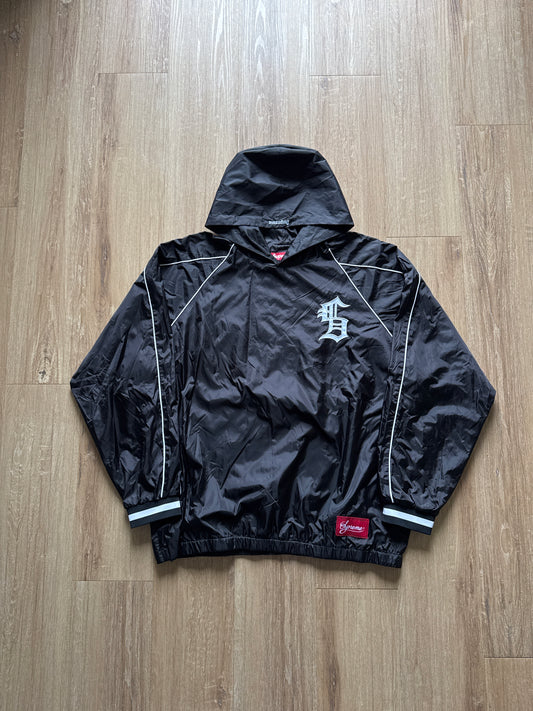 Supreme Hooded Warm Up Black Pullover