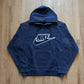 Vintage Nike Navy Embroidered Logo Hoodie