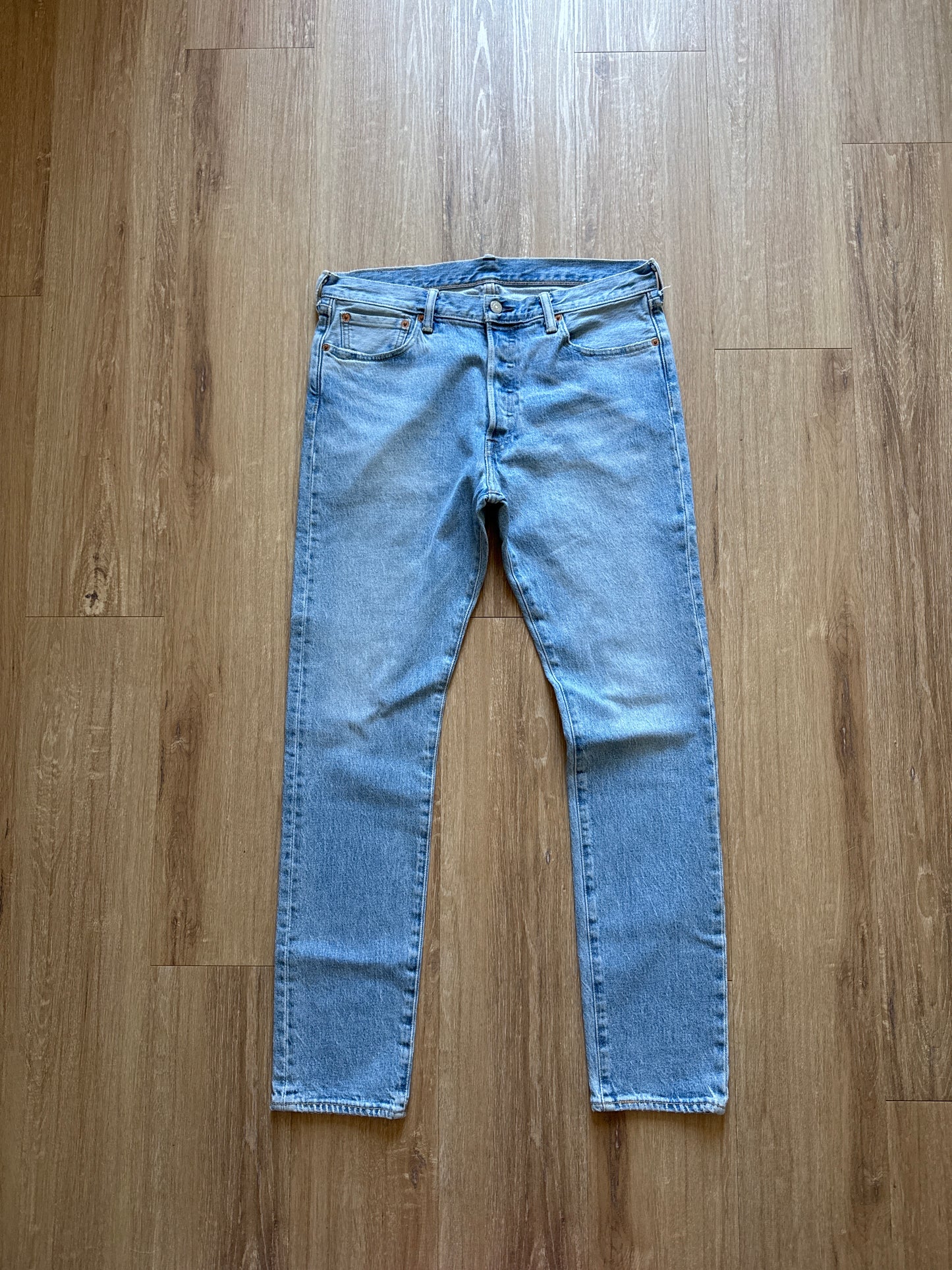 Levi’s 501 Shrink To Fit Blue Denim Jeans