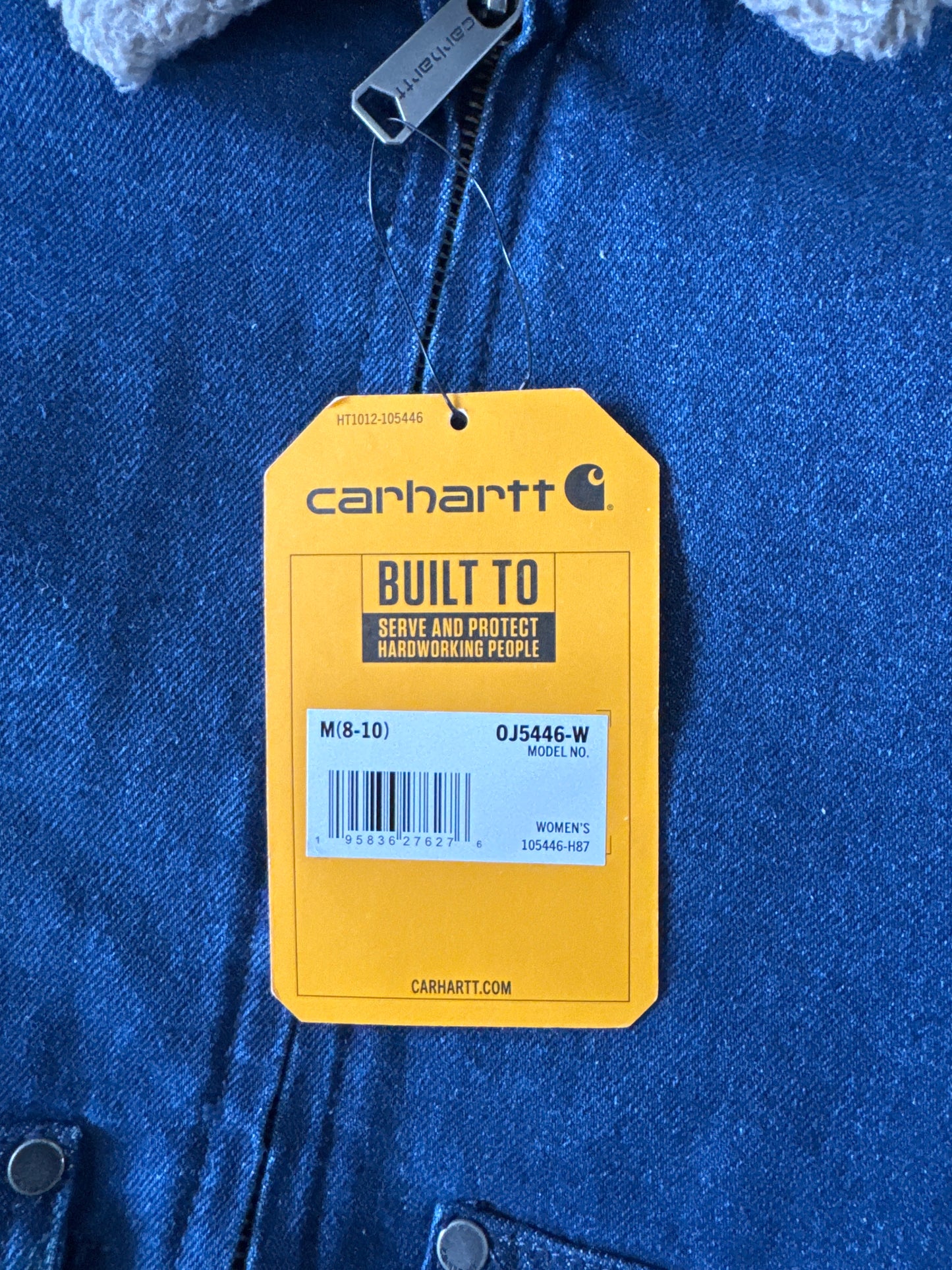 Carhartt Women’s Relaxed Fit Sherpa Lined Denim Jacket