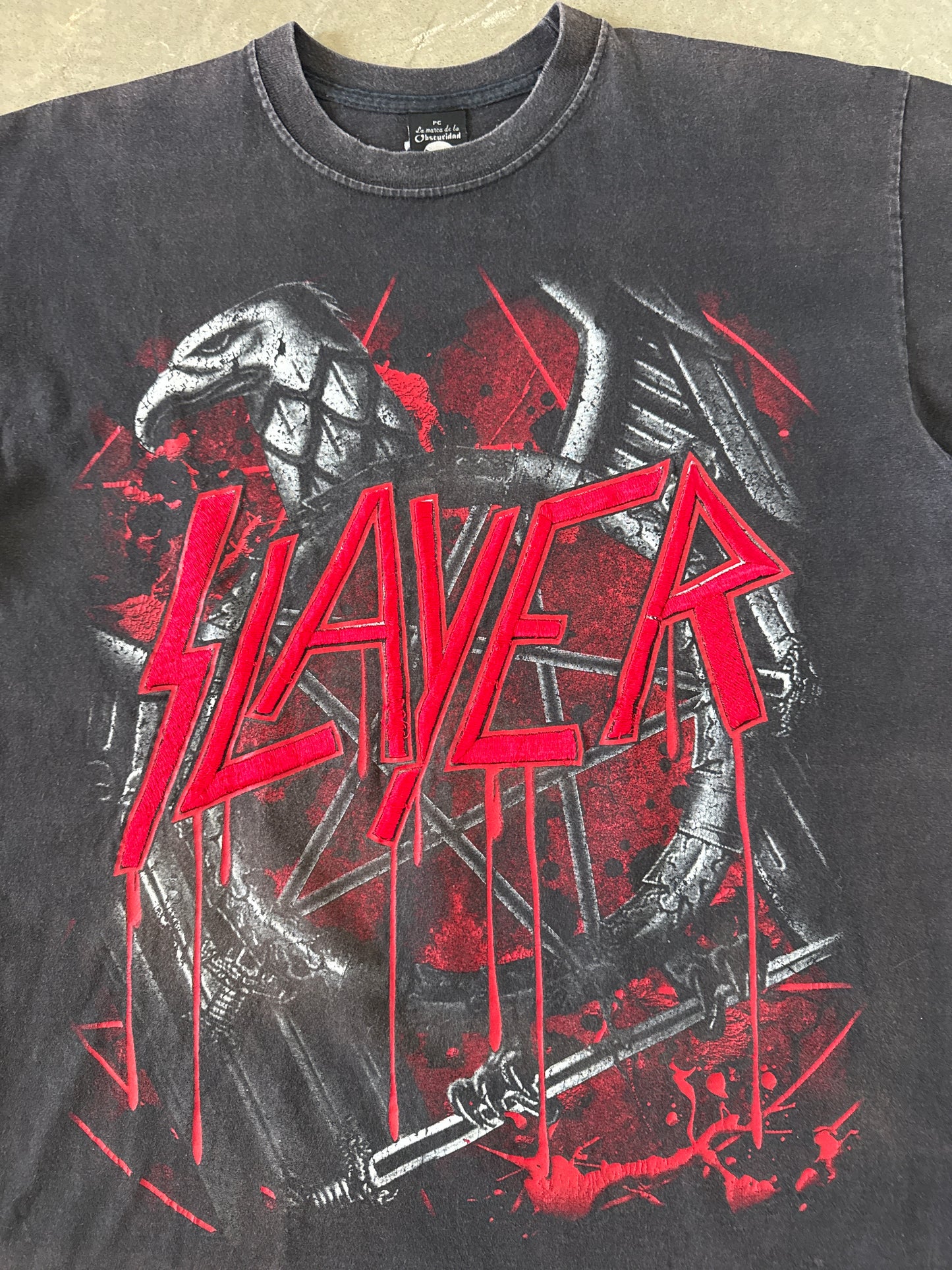Vintage Rock Revolución Slayer Eagle Mexico Band Tee