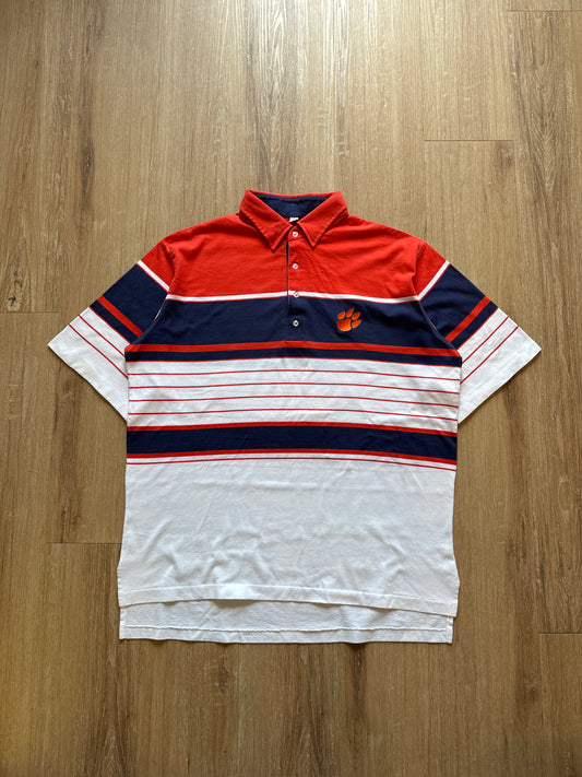 Vintage University Of Clemson Tigers Polo Shirt