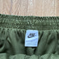 Nike Olive Green Logo Shorts