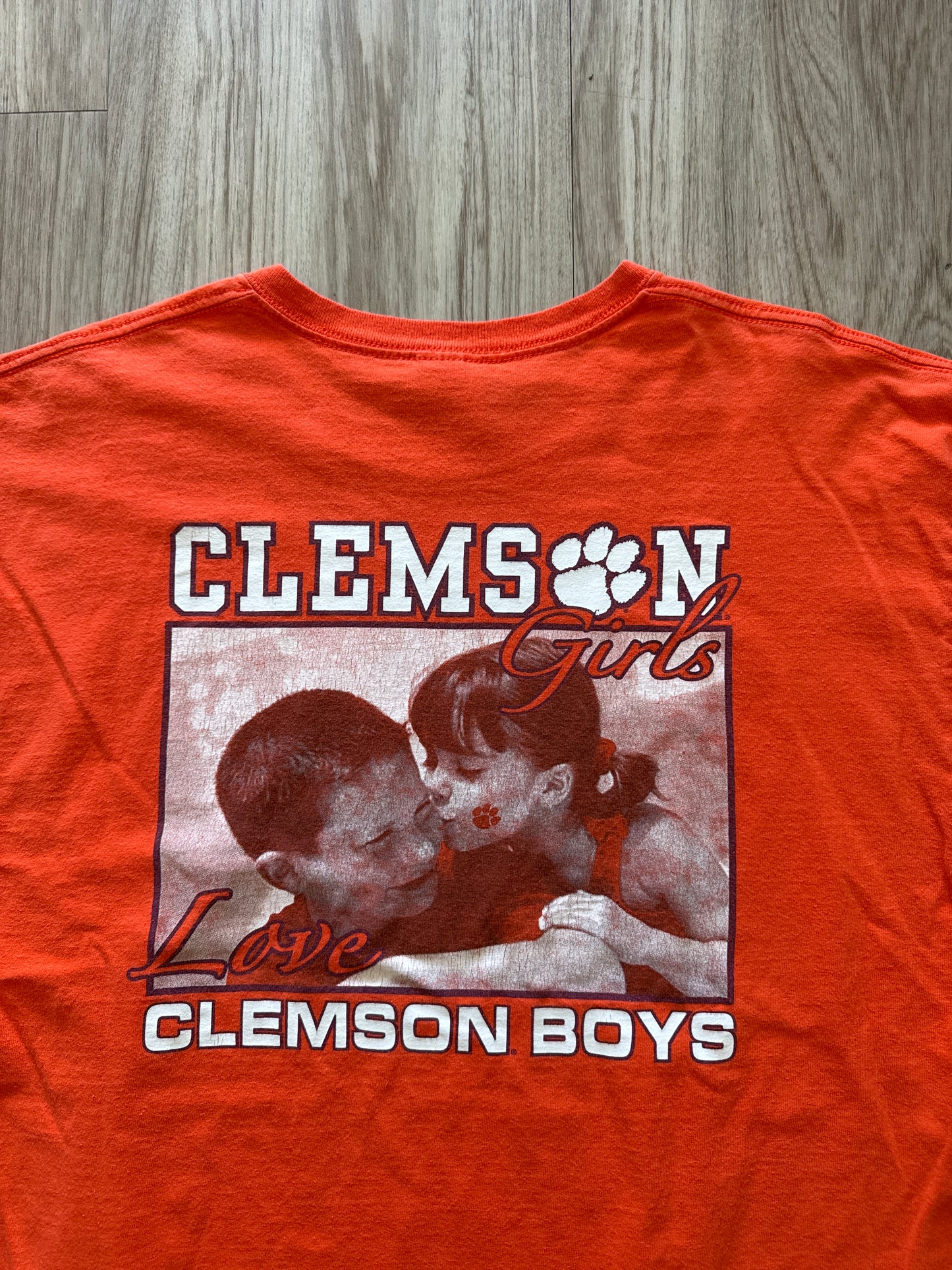 University Of Clemson Tigers Clemson Girls Love Clemson Boys Tee