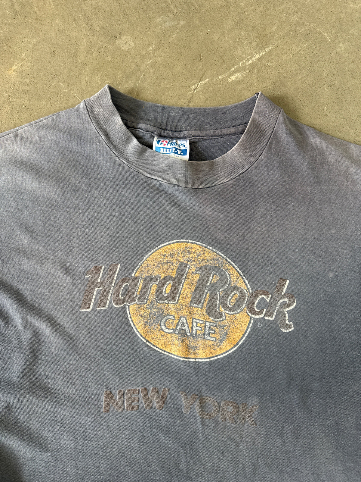 Vintage Hard Rock Cafe New York Sun Faded Tee