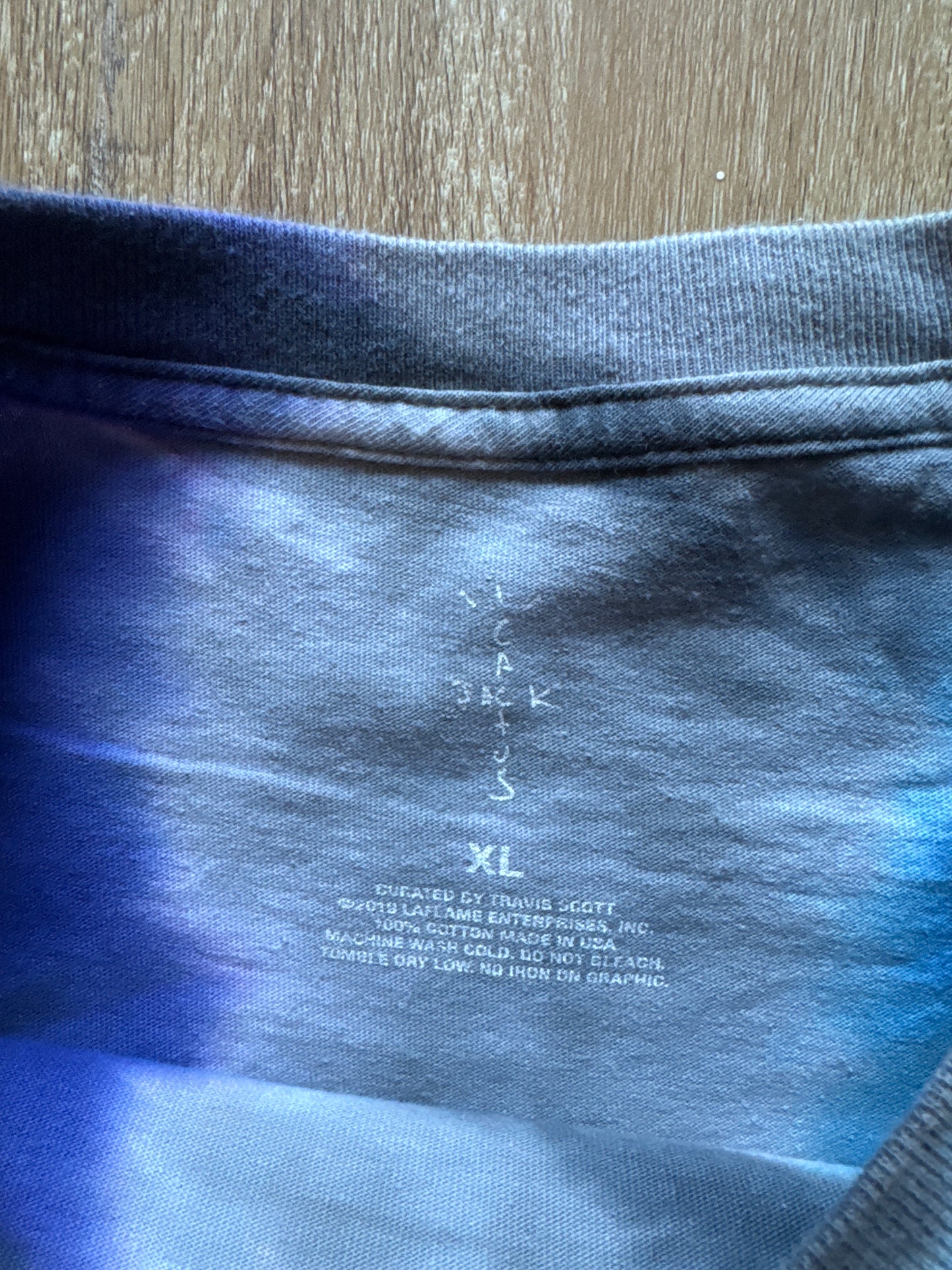 Travis Scott Official Souvenir Tie Dye Tee