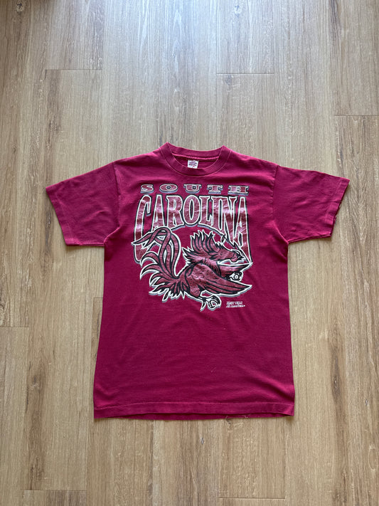 Vintage 90s First Team University Of South Carolina Gamecocks Tee