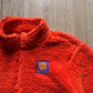 Knights Apparel Women’s University Of Clemson Tigers Cropped Sherpa Quarter Zip Pullover