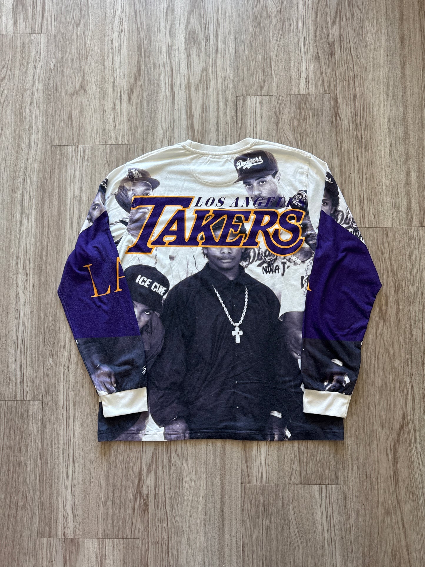 Los Angeles Lakers N.W.A. Long Sleeve Tee