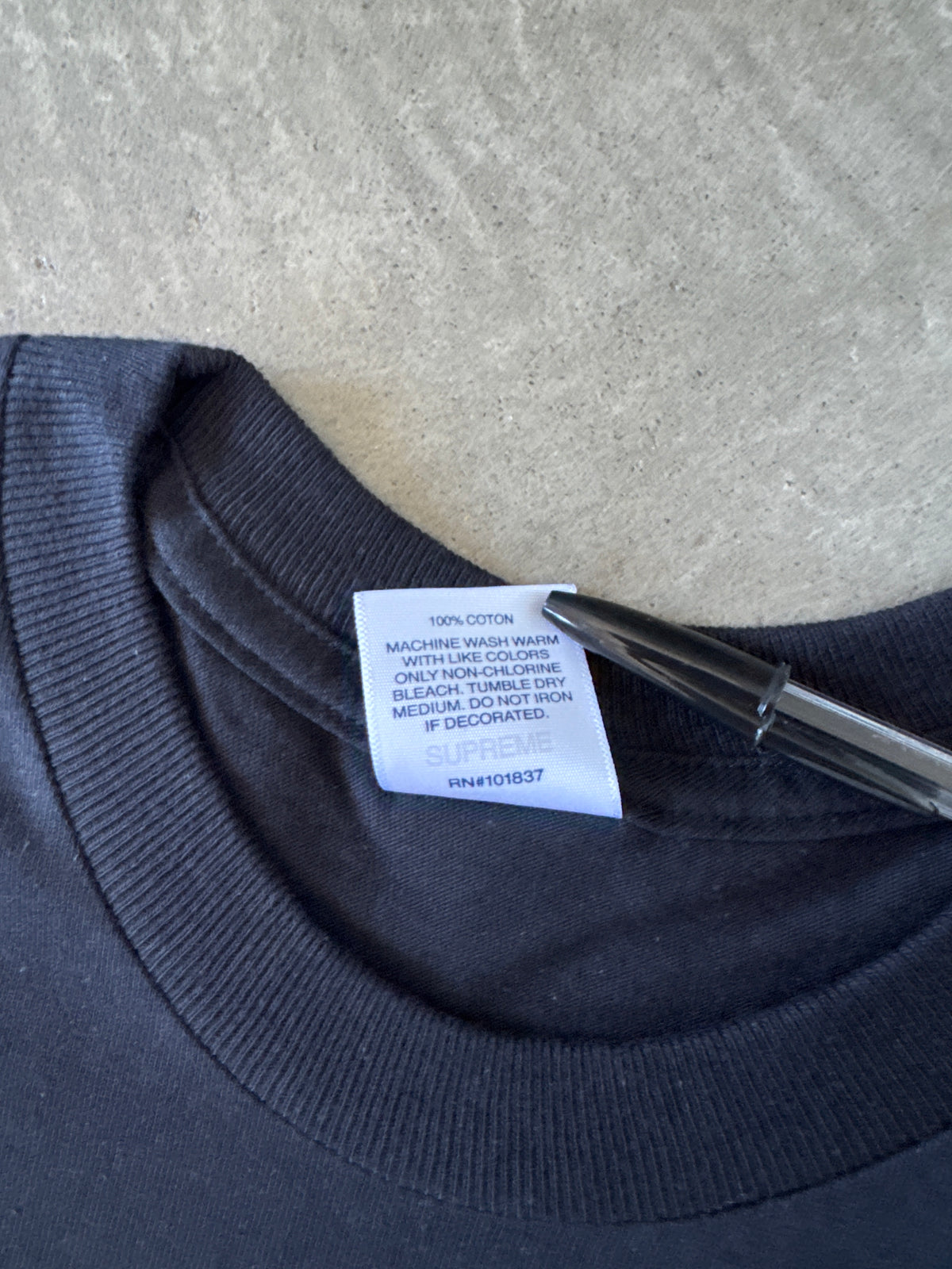 Supreme Thrasher Skyline Black Tee
