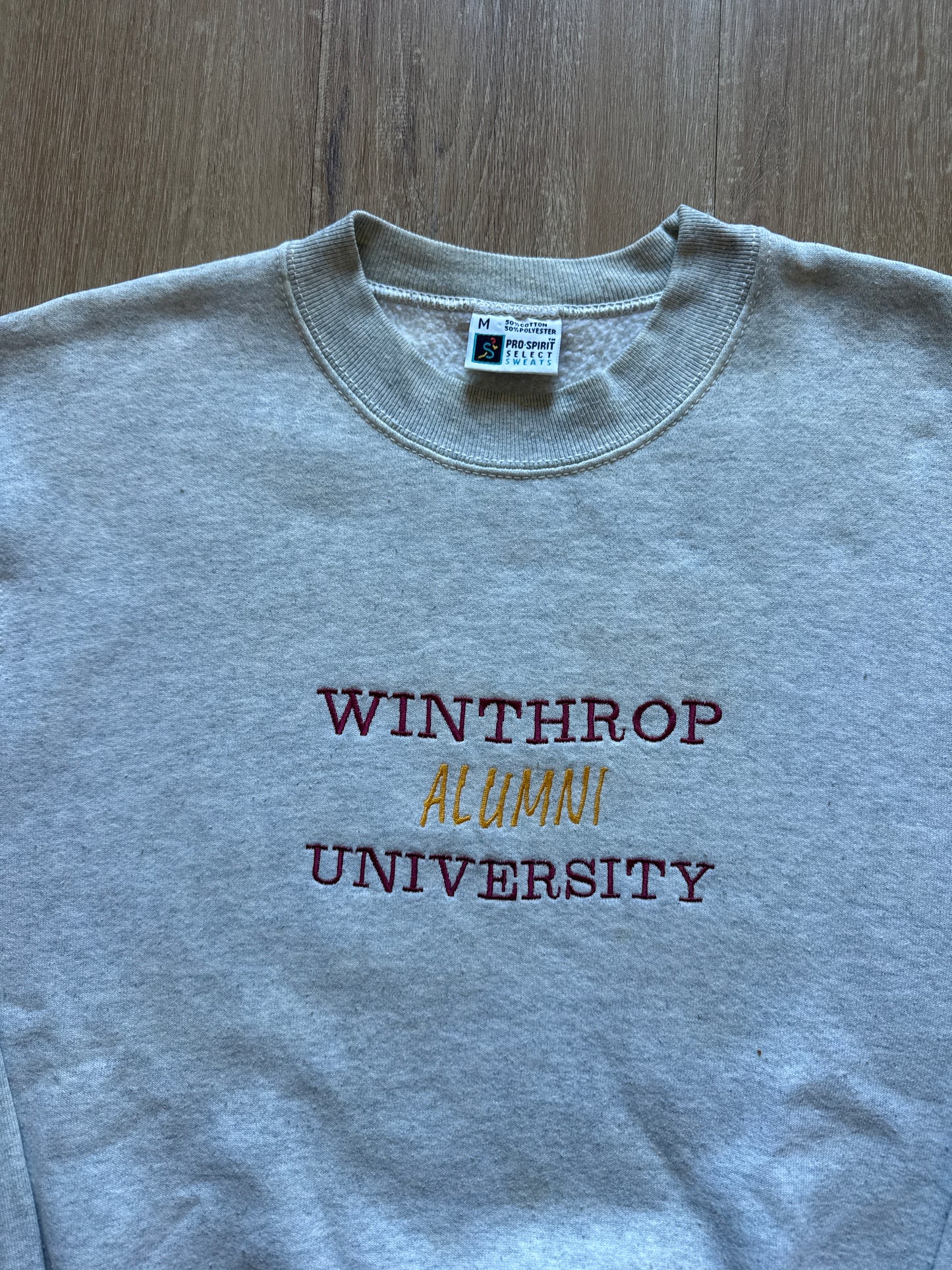 Vintage Winthrop University Eagle Alumni Embroidered Sweatshirt