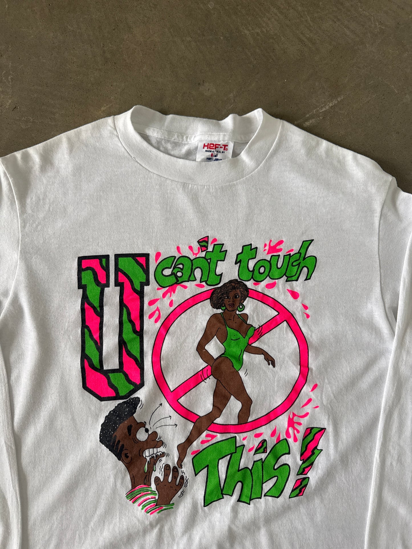 Vintage 90s Black Bart Simpson U Can’t Touch This Tee