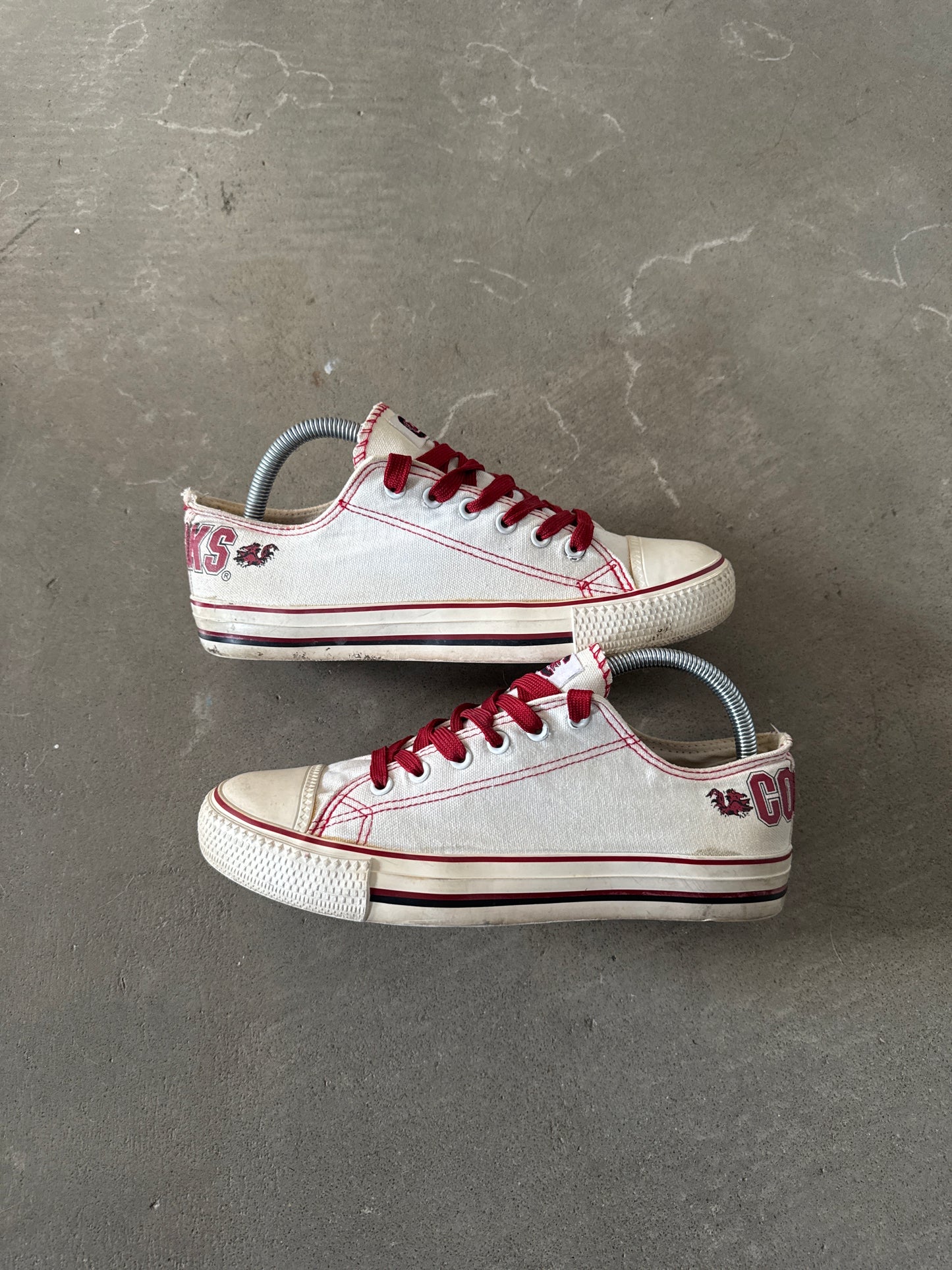 Vintage University Of South Carolina Gamecocks Canvas Converse Style Shoes