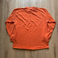 Vintage Nike Orange Neck Logo Long Sleeve