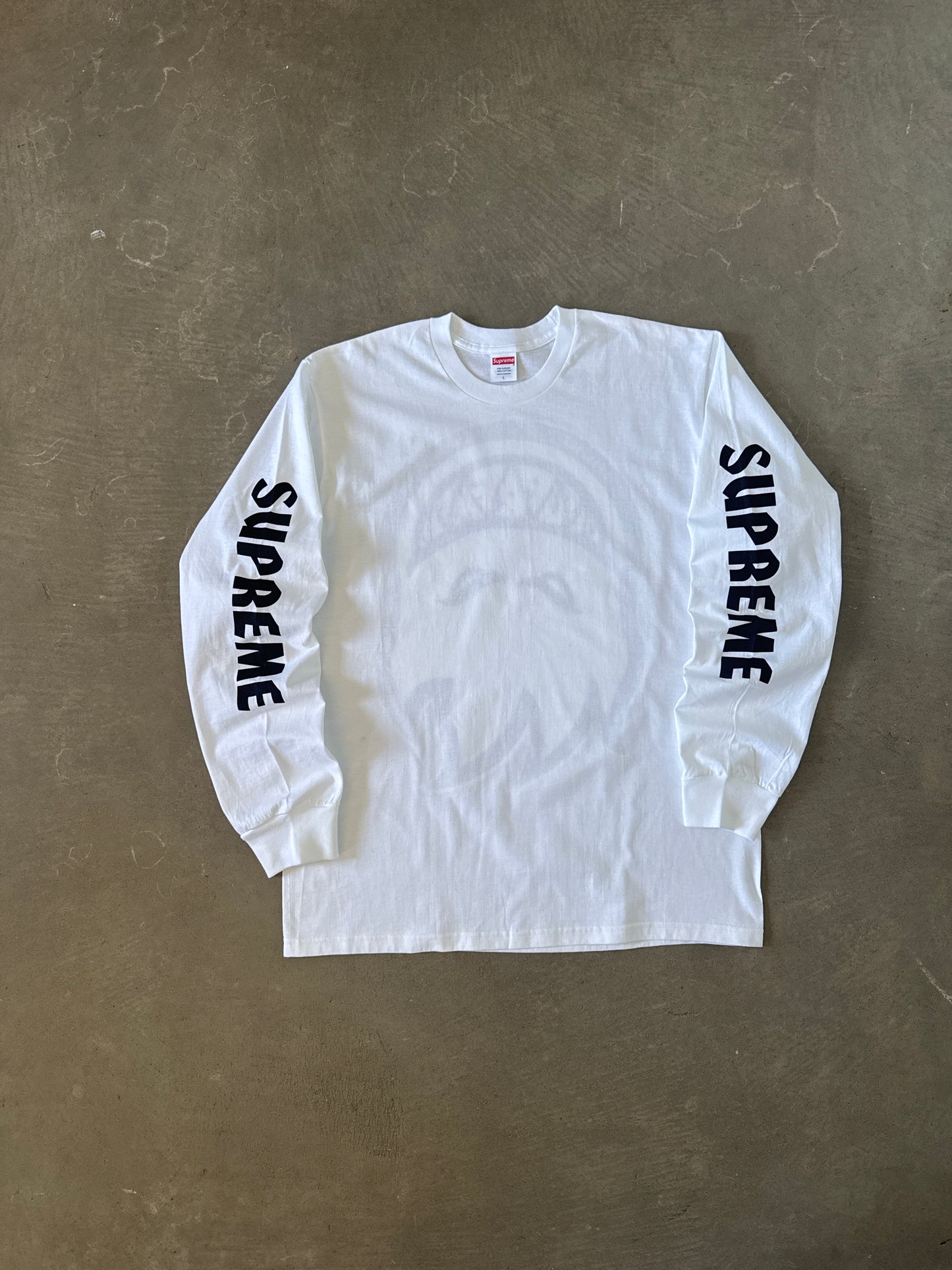Supreme Spitfire Bighead Long Sleeve White Tee