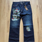 Vintage Ed Hardy New York City Skull Denim Pants