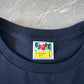 A Bathing Ape Bape Blue Camo College Logo Tee