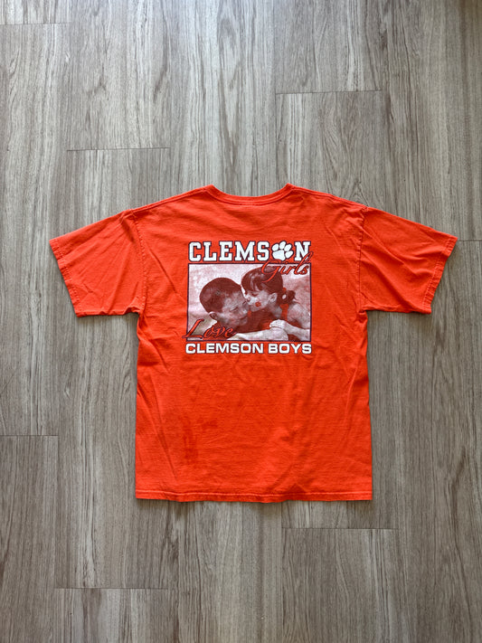 University Of Clemson Tigers Clemson Girls Love Clemson Boys Tee