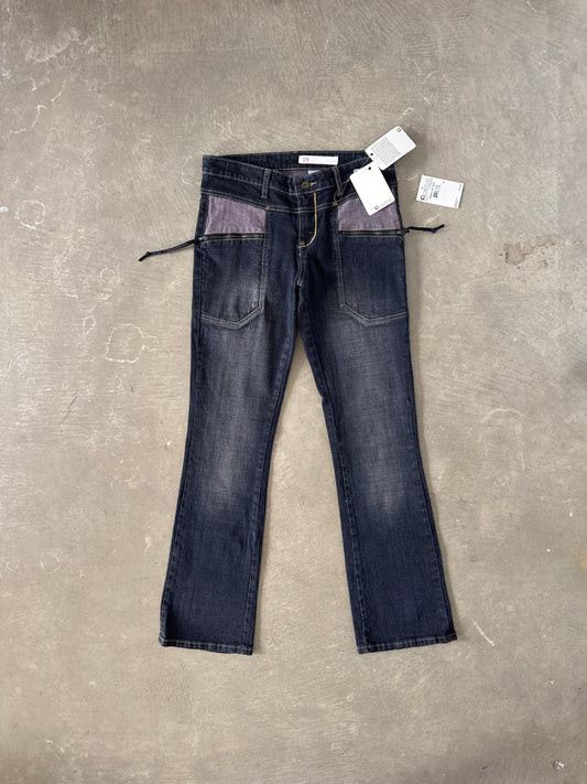 Vintage Y2K Women’s Akdmks Akademiks Low Rise Bootcut Zip Denim Jeans