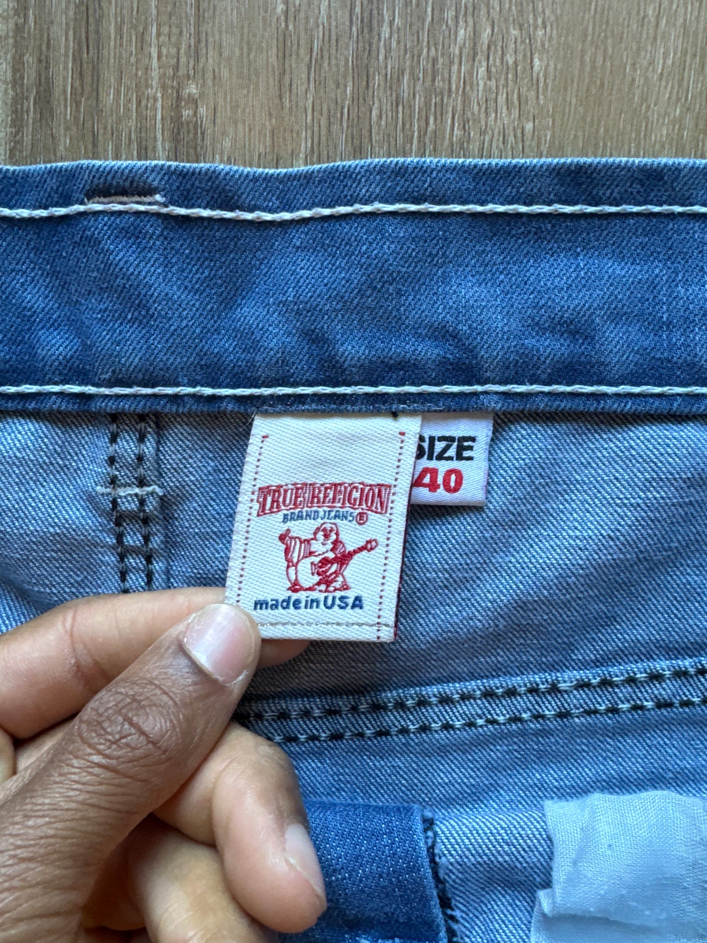 Vintage True Religion Surf Blue Denim Jeans
