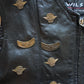 Vintage Wilson The Leather Experts Ladies Of Harley Davidson Patch Leather Vest